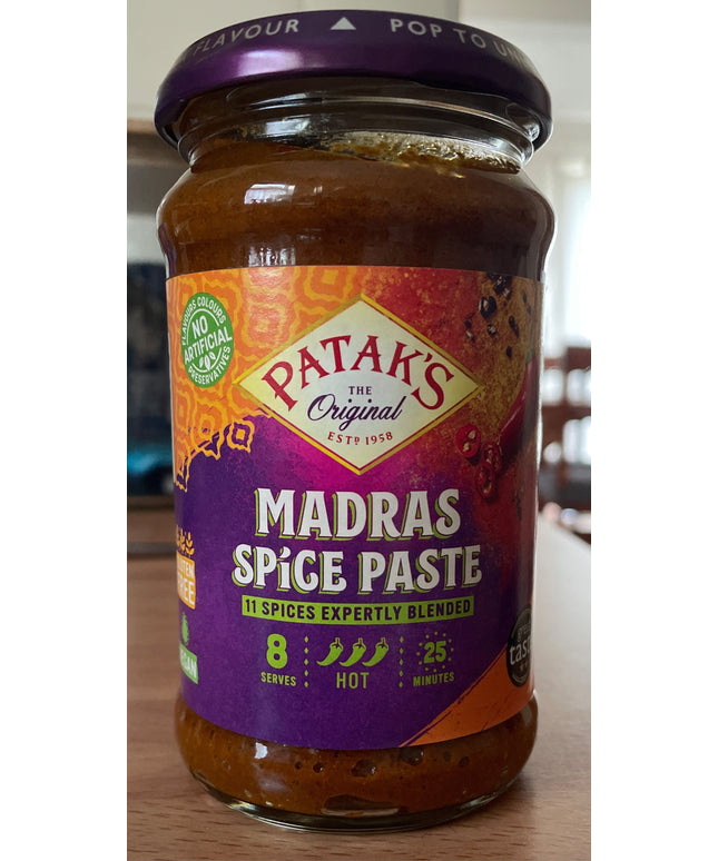 Patak's Madras Spice Paste 10oz
