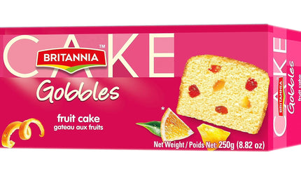 Britannia Cake Gobbles Fruit 8.8oz