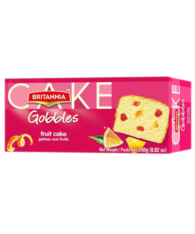 Britannia Cake Gobbles Fruit 8.8oz