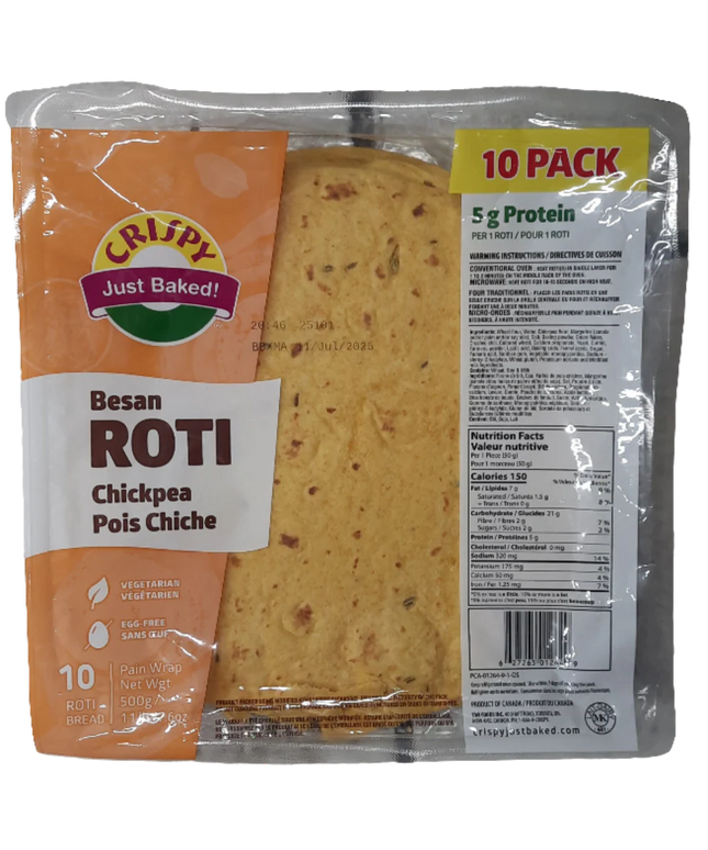 Crispy Besan Roti 10 Pack 500g