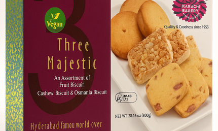 Karachi Bakery Three Majestic Biscuits 21oz
