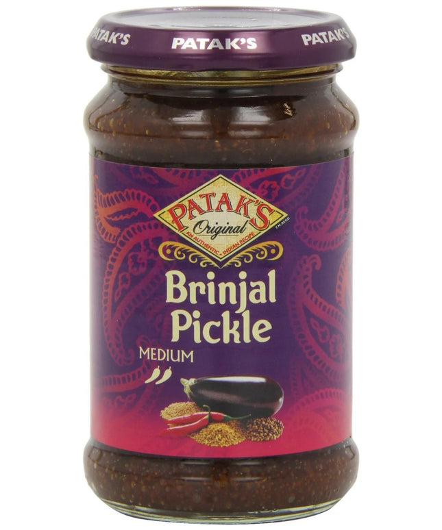 Patak's Brinjal Eggplant Pickle 10oz
