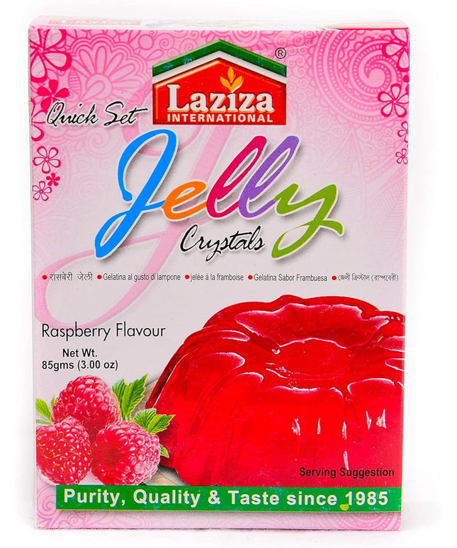 Laziza Jelly Crystals Raspberry 3oz