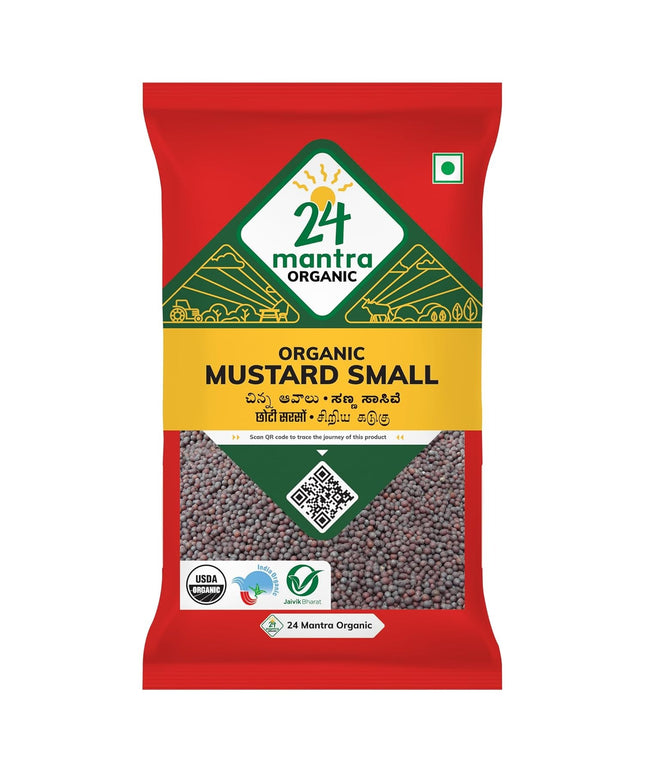 24 Mantra Organic Mustard Seeds 7oz
