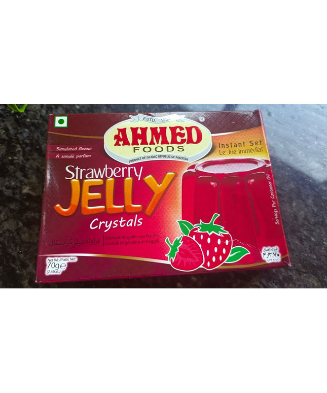 Ahmed Jelly Crystals Raspberry 2.8oz