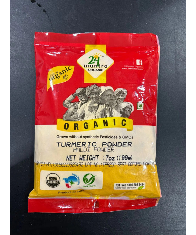 24 Mantra Organic Turmeric Powder 7oz