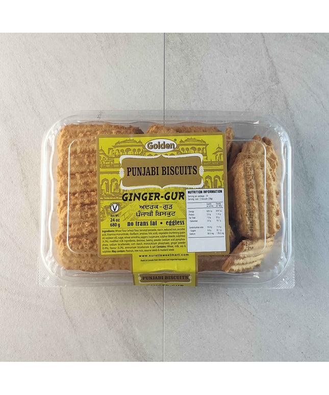 Punjabi Biscuits Ginger Gur 24oz