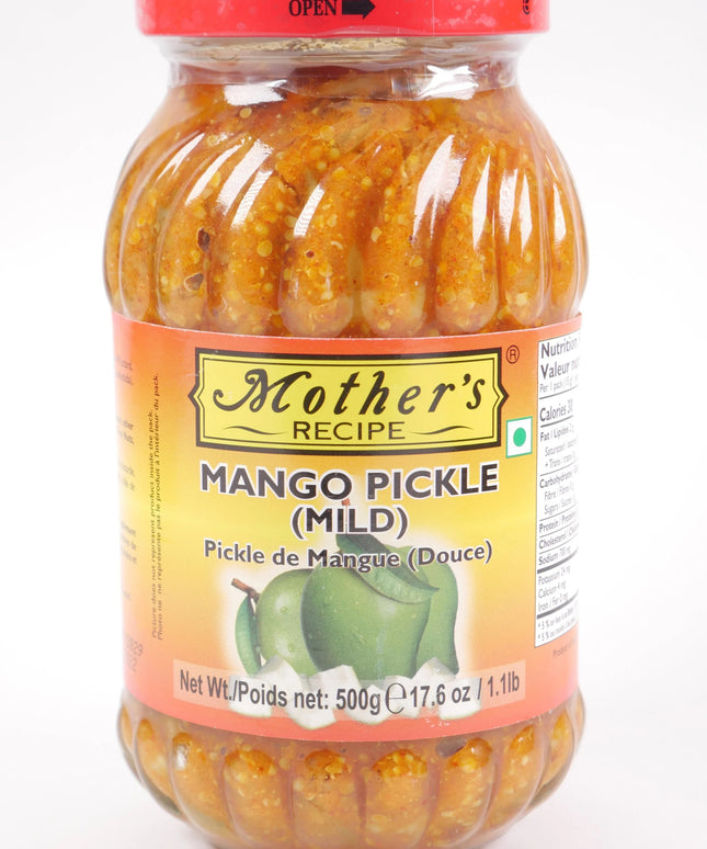 Mother's Recipe Mango Pickle Mild 17.6oz
