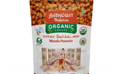 Thalavaa Organic Masala Peanuts 6oz