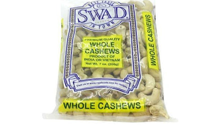 Swad Whole Cashews 7 oz