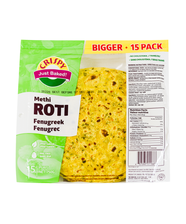 Crispy Methi Roti 10 Pack 500g
