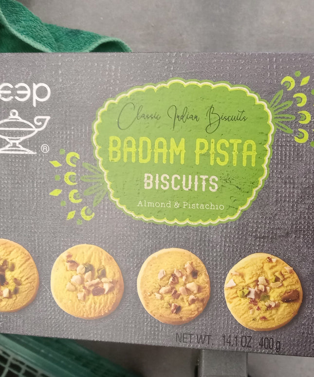 Deep Badami Pista Biscuits 14oz