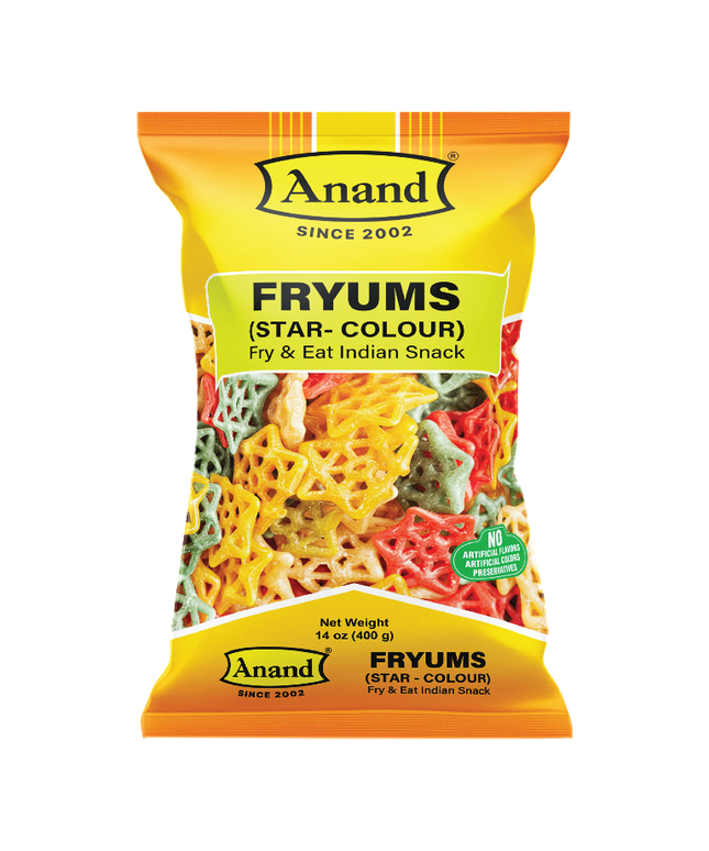 Anand 3D Fryums Big Ovals White 400g
