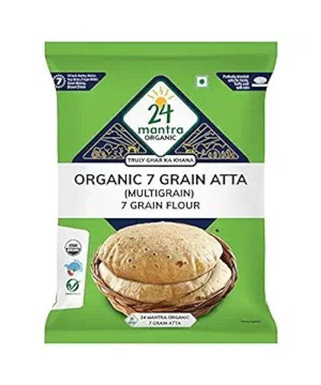24 Mantra Organic 7 Grain Atta 10LB