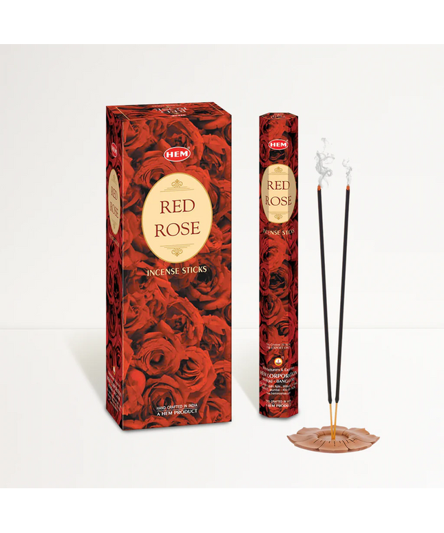 HEM Red Rose Incense Sticks