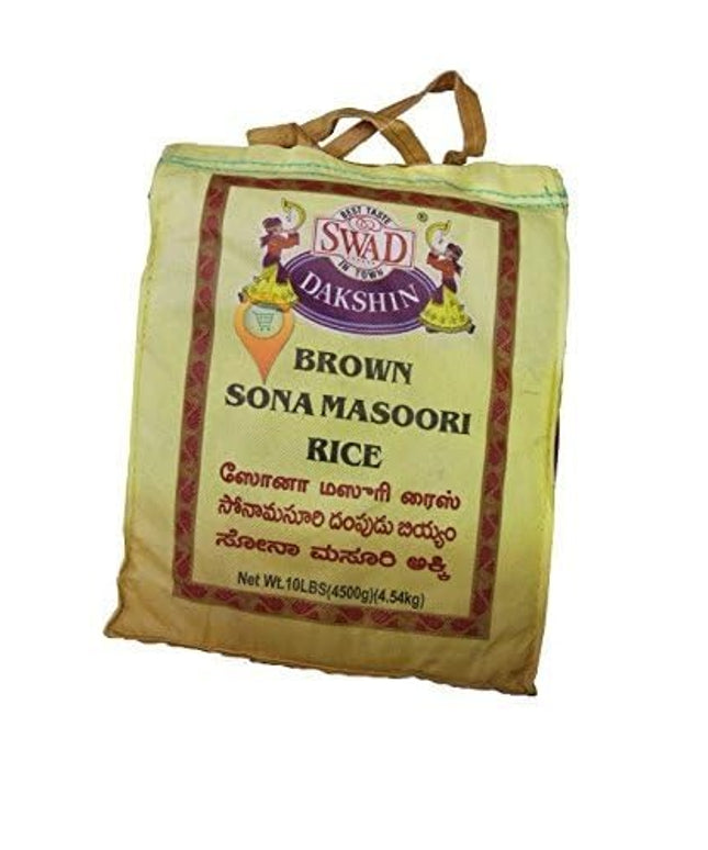Swad Brown Sona Masoori Rice 10LB