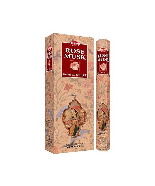 HEM Rose Musk Incense Sticks