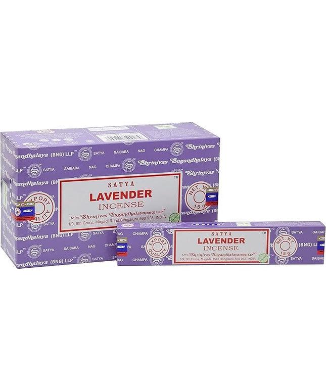 Satya Lavender Incense Sticks 15g