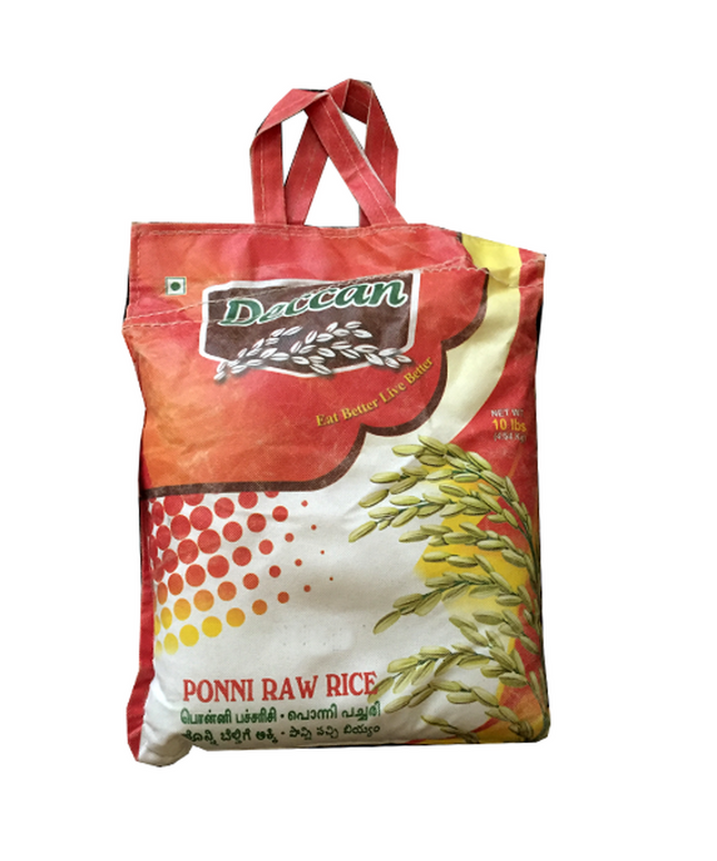 Deccan Ponni Raw Rice 10LB