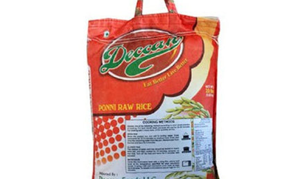 Deccan Ponni Raw Rice 20LB