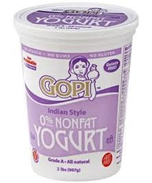 Gopi Indian Style Nonfat Yogurt 2lb