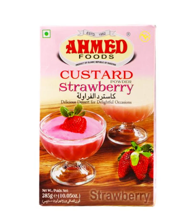 Ahmed Custard Powder Strawberry 10oz