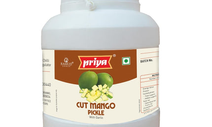 Priya Cut Mango with Garlic Pickle 35oz