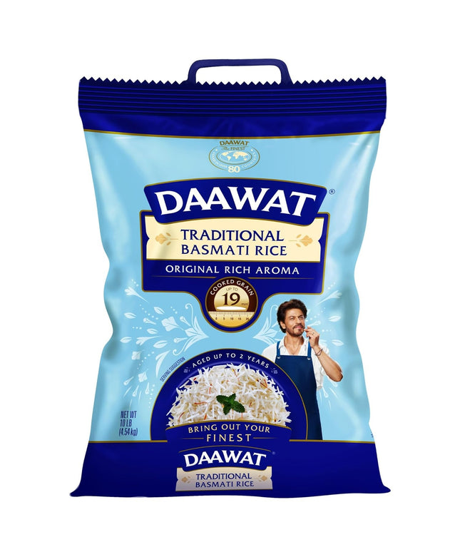 Daawat Traditional Basmati Rice 10lb