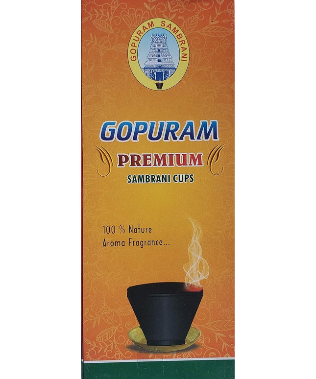 Gopuram Premium Sambrani Cups