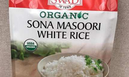 Swad Dakshin Organic Sona Masoori Rice 20lb