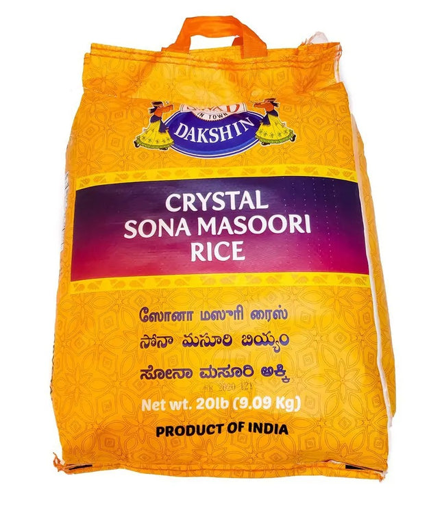 Swad Dakshin Crystal Sona Masoori Rice 20lb