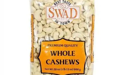 Swad Whole Cashews 28 oz