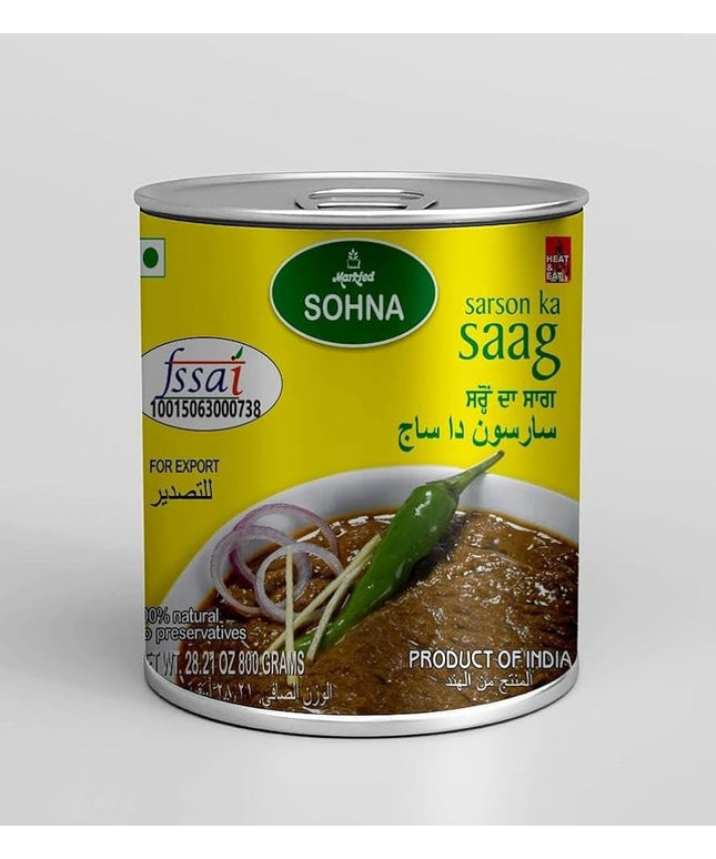 Sohna Sarso Ka Saag 800gm