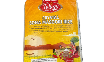 Telugu Crystal Sona Masoori Rice 20LB