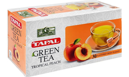 Tapal Green Tea Tropical Peach 30pc 45g