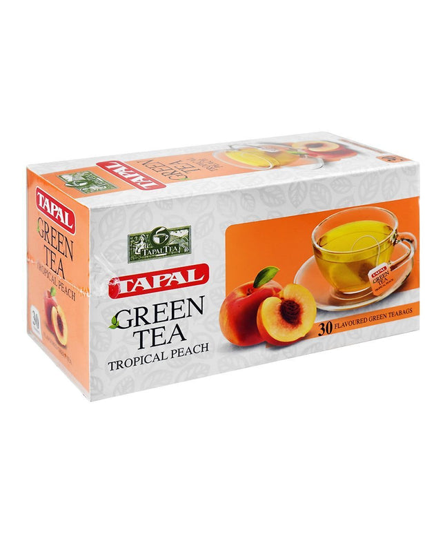 Tapal Green Tea Tropical Peach 30pc 45g