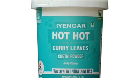 Iyengar Hot Hot Curry Leaves Powder 7oz