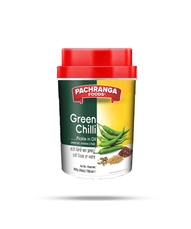 Pachranga Green Chilli Pickle 28oz