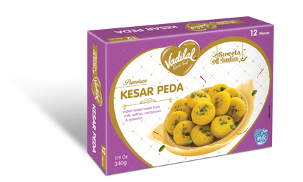 Vadilal Kesar Peda 12pc 340g