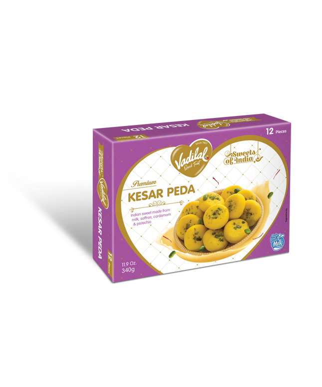Vadilal Kesar Peda 12pc 340g