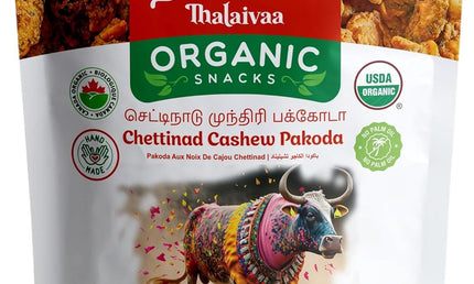 Thalavaa Organic Chettinad Cashew Pakoda 5.3oz