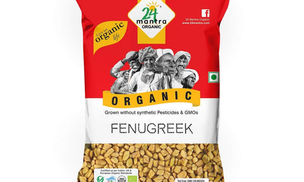 24 Mantra Organic Methi Seeds 7oz
