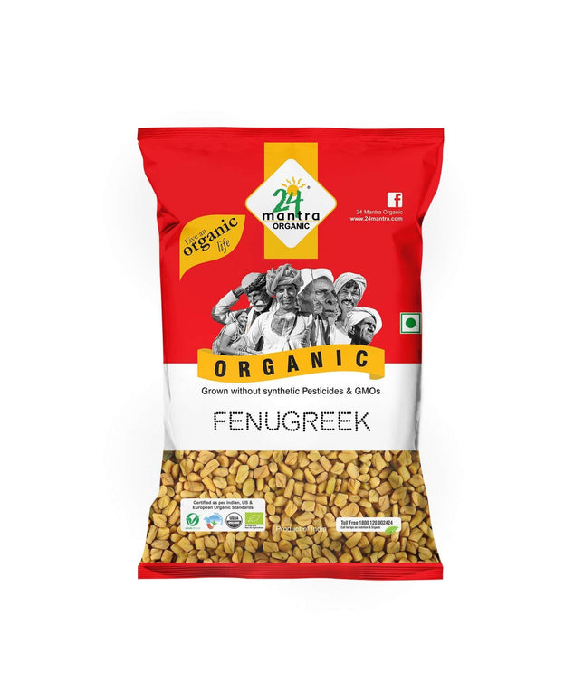 24 Mantra Organic Methi Seeds 7oz