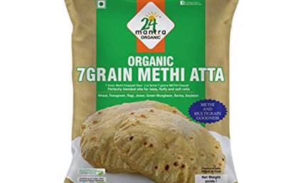24 Mantra Organic 7 Grain Methi Atta 2.2lb