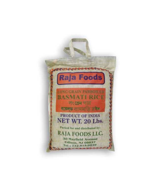 Raja Parboiled Basmati Rice 20lb