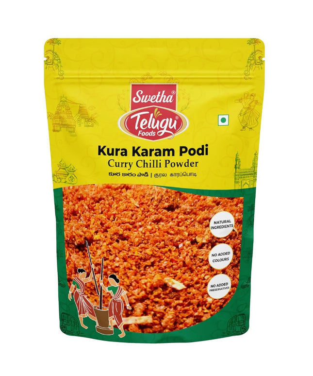 Swetha Telugu Kura Karam Podi Curry Powder 3.5oz