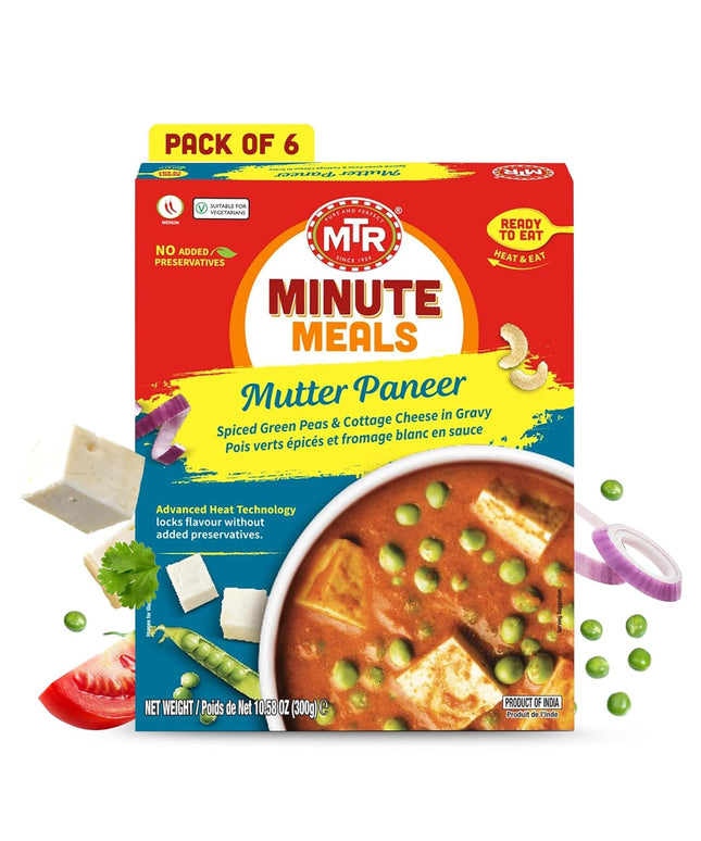 MTR Minute Meals Mutter Paneer 300g