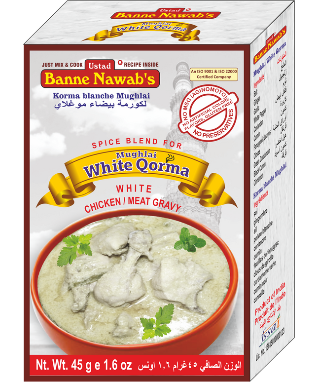 Banne Nawabs White Qorma Masala 45g