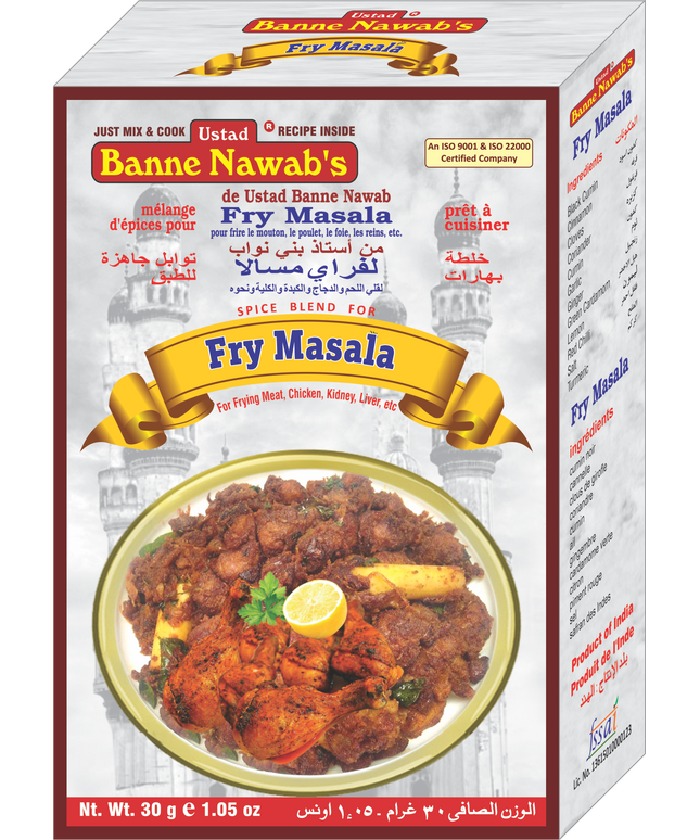 Banne Nawabs Fry Masala 30g