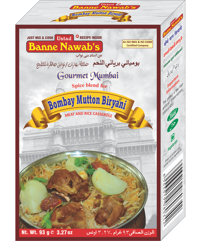 Banne Nawabs Bombay Mutton Biryani Masala 90g